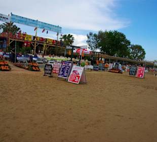 Vom Sunrise Richtung Kumköy-Evrenseki am Strand