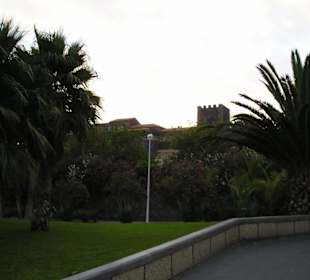 Weg am Strand am Abend