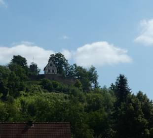 Blick von Königsberg zum Schlossberg und Burg