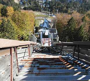 Blick in den Abgrund.. Ich fahr da nicht runter!