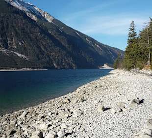 Niedrigwasser am Achensee