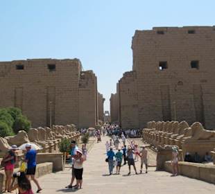 Eingang zum Karnak - Tempel