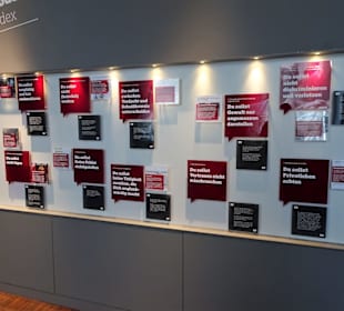 In den Räumen des Zeitungsmuseums