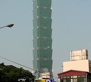 Blick zum Taipei Tower
