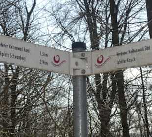TraumRunde Schwanberg: Wegweiser / Wegmarkierung