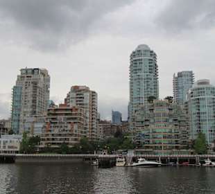 Blick von Granville Island Market