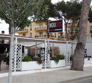 Restaurantansicht Straße