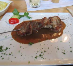 Sonntagsmenue: Flambierter Lendenspiss