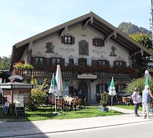 Gemütlichen Terrassen Ruhpolding