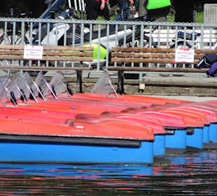 Bootsverleih am Nordufer des Maschsees