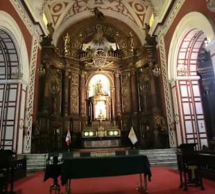 In der Kathedrale in Lima