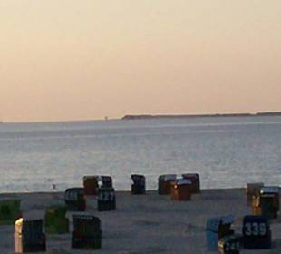 Ausssicht auf den Strand