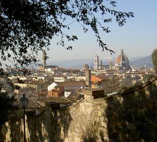 Vista andando alla Piazzale Michelangelo