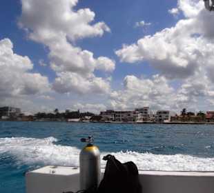 Blick auf Isla Cozumel
