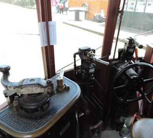 Führerstand der alten Tram