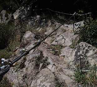 Steilstufe, leichter Aufstieg