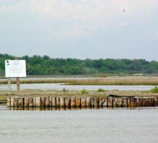 Am Ende von Bibione Yachthafengebiet