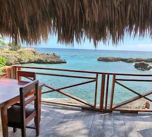 Aussicht vom Restaurant im Boca de Yuma