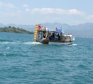 Dolmus-Boot auf dem Weg nach Calis
