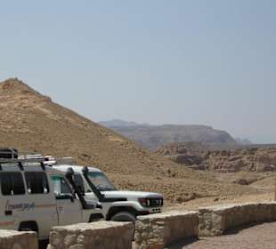 Rast auf dem Weg zum Colored Canyon