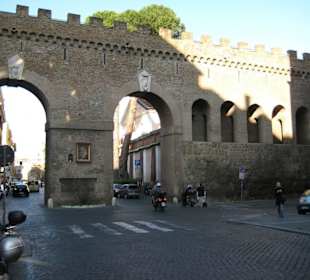 Fluchtweg des Papstes