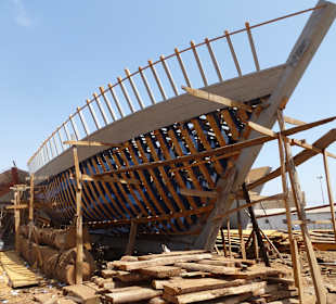 Daraus wird mal ein Fischerboot