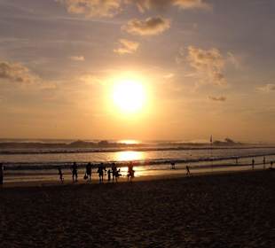 Sonnenuntergang Legian Beach