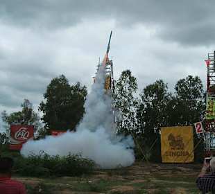 Sekunden nach der Zündung