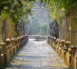 Hier mit Regen (Knopf an Säule rechts drücken)