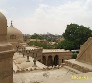 Auf dem Dach des Mausoleums