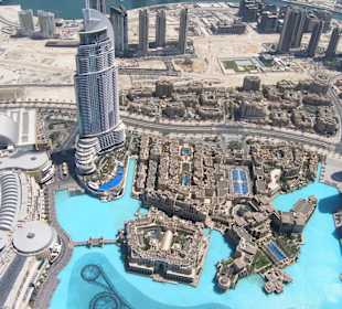Ausblick vom Burj Khalifa