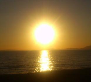 Sonnenuntergang Playa de Palma im März 17