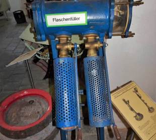 Flaschenfüllung im Brauerei-Museum