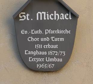 Die evangelische St.-Michaels-Kirche von Gochsheim