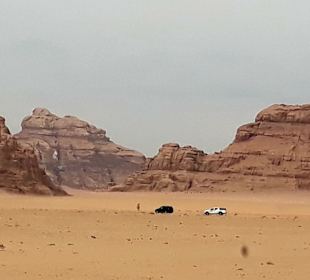 Wüstenlandschaft Wadi Rum