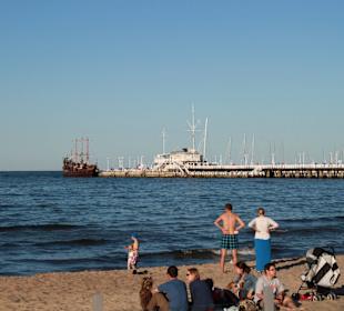 Okolice mola w Sopocie