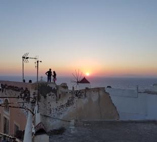 Sunset in der Strogili Taverne