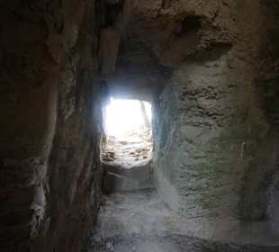 Blick zurück aus der Tiefe