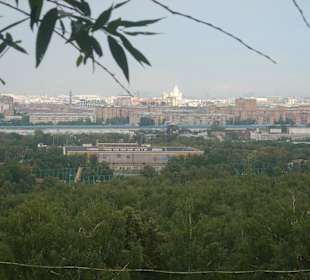 Вид на Москву и метромост