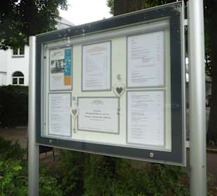 Restaurant Haus am See - Hinweistafel