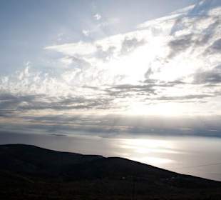 Zachód słońca na Amorgos