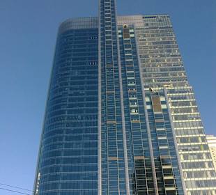 Wieżowce w Warszawie.