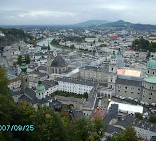 Ausblick über Salzburg