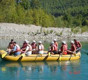 Schlauchboot Tour Airraft