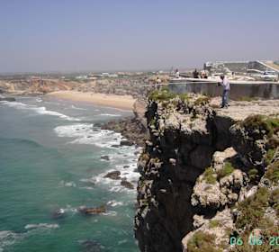 Klippenangler auf der Festung von Sagres