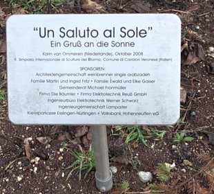 Skulptur Ein Gruß an die Sonne