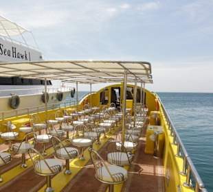 Das Oberdeck des Submarineboots