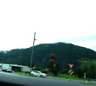 Bei der Anfahrt