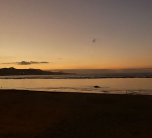 Sonnenuntergang Stadtstrand Playa de las Canteras