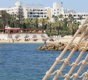 Bild vom Piratenschiff zum Strand